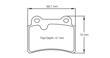 Pagid Racing Brake Pads No. 8069 - Discovery Parts